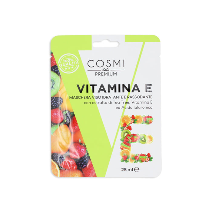 Pack de 2 mascarillas hidratantes de tela con extracto de árbol de té y vitamina E
