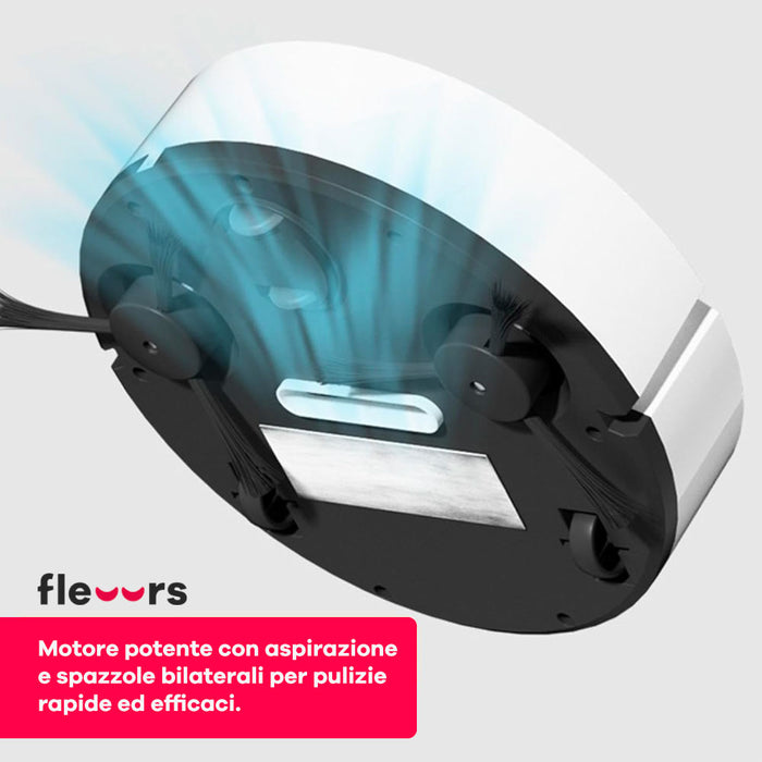 Smart Sweep Robot Aspirapolvere con Spazzole Rotanti