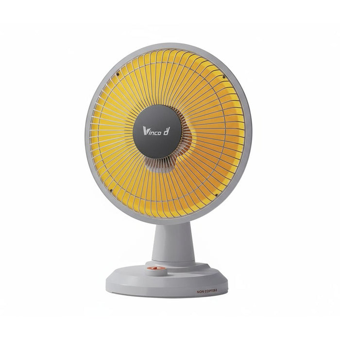 Vinco Stufa a Parabola Elettrica in Fibra di Carbonio 600W