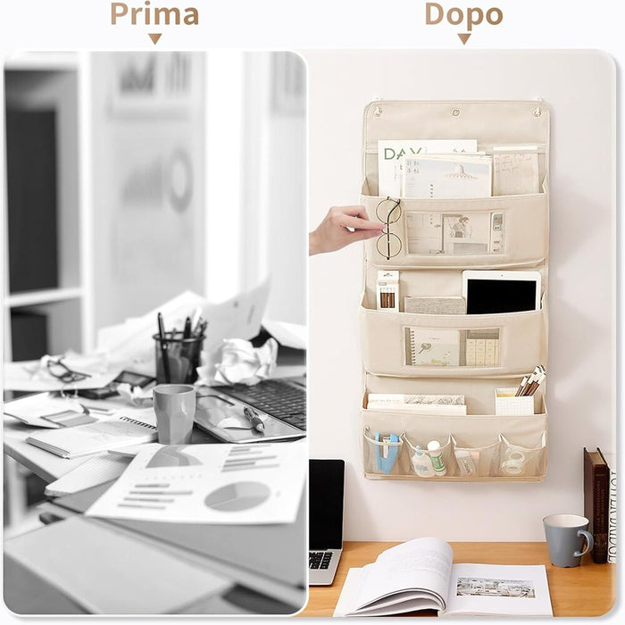 Portaoggetti Verticale per Casa, Ufficio, Bagno e Cameretta
