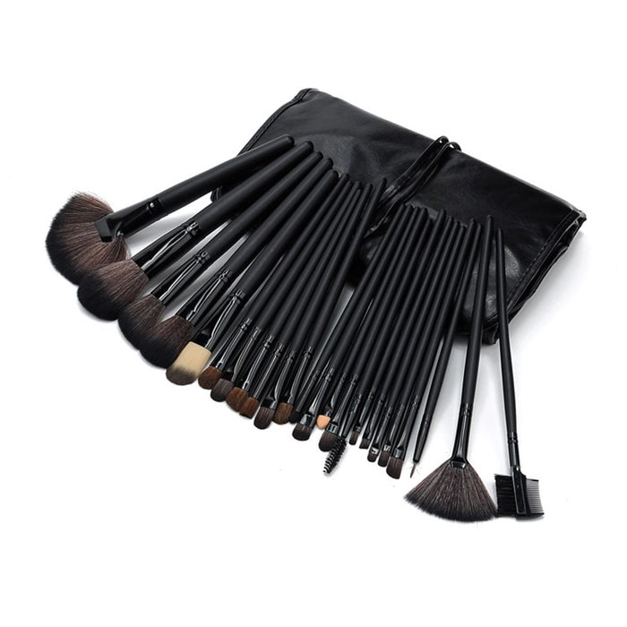 Pennelli Trucco Set da 24 Pezzi con Custodia