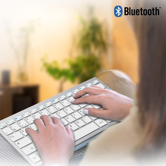 Tastiera Senza Fili Ultra Sottile con Portata 10 Metri