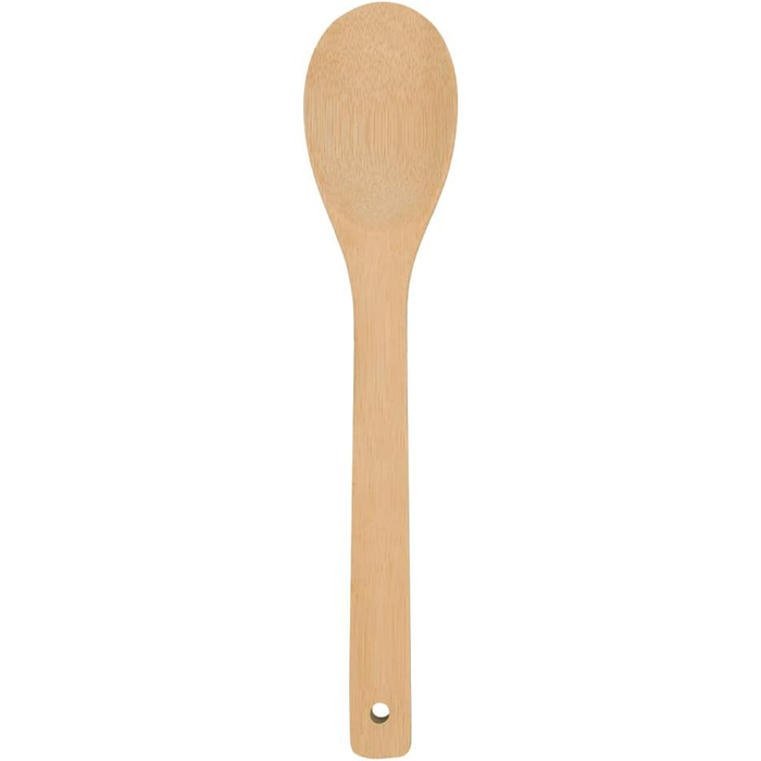 Utensili Cucina in Bambù Naturale con Supporto