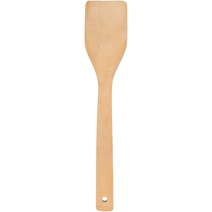 Utensili Cucina in Bambù Naturale con Supporto