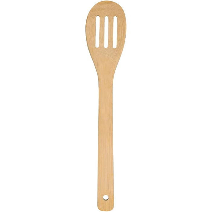 Utensili Cucina in Bambù Naturale con Supporto