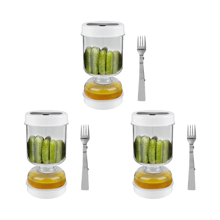 Tarro hermético para pepinillos con forma de reloj de arena