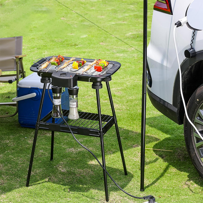 Barbecue Elettrico 2 in 1 2200W con Termostato Regolabile