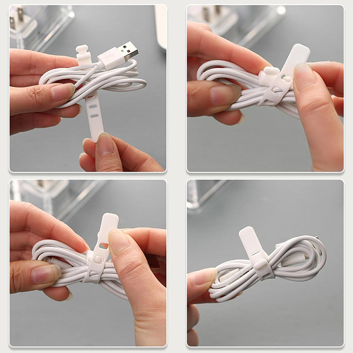 Organizer Box Cavi e Accessori con 8 Scomparti