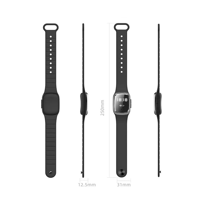 Braccialetto Ultrasuoni Antizanzare Ricaricabile