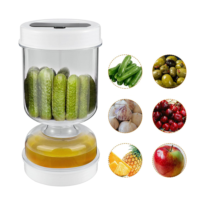 Tarro hermético para pepinillos con forma de reloj de arena