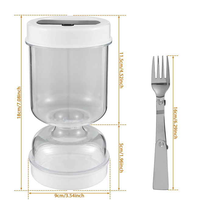 Tarro hermético para pepinillos con forma de reloj de arena