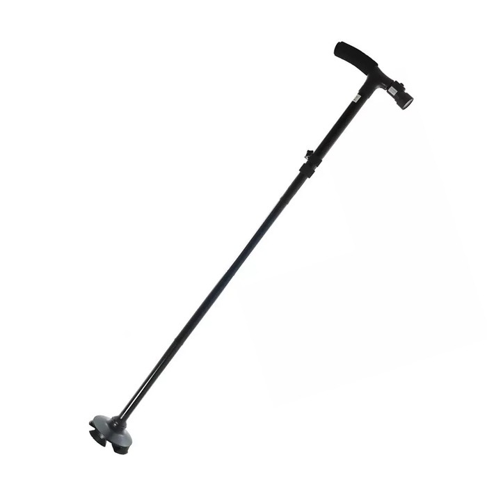 Bastón plegable con linterna LED