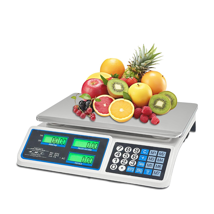Báscula electrónica profesional con pantalla LCD