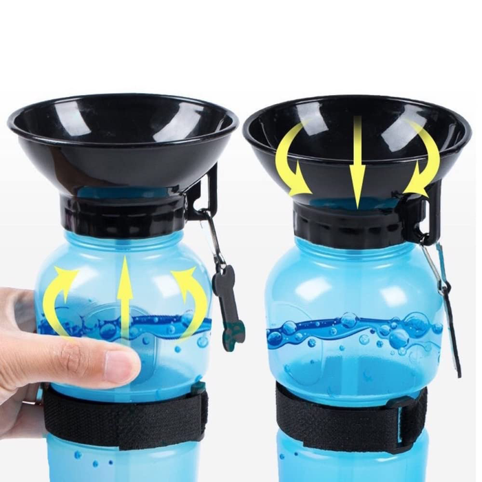 Botella de agua portátil para mascotas de 500 ml