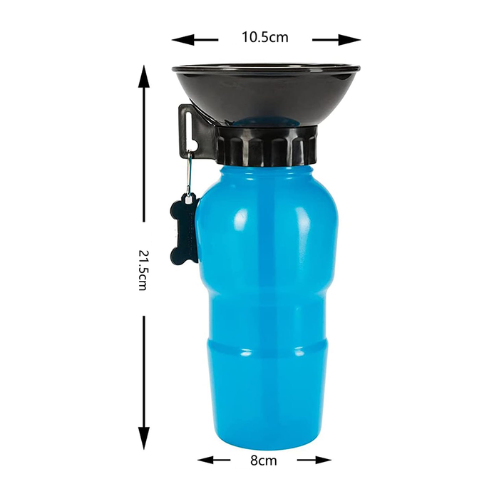 Botella de agua portátil para mascotas de 500 ml