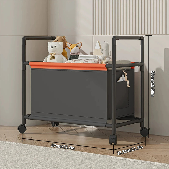 Cesto Contenitore Portaoggetti con Ruote