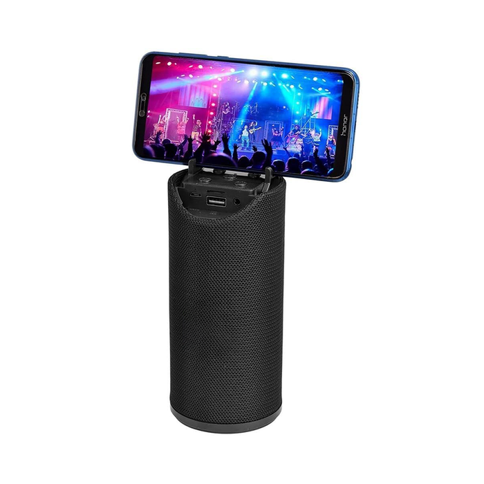 Altavoz Bluetooth con soporte para teléfono