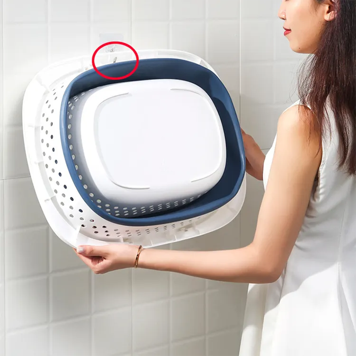 Cesto Porta Biancheria Salvaspazio Riponibile