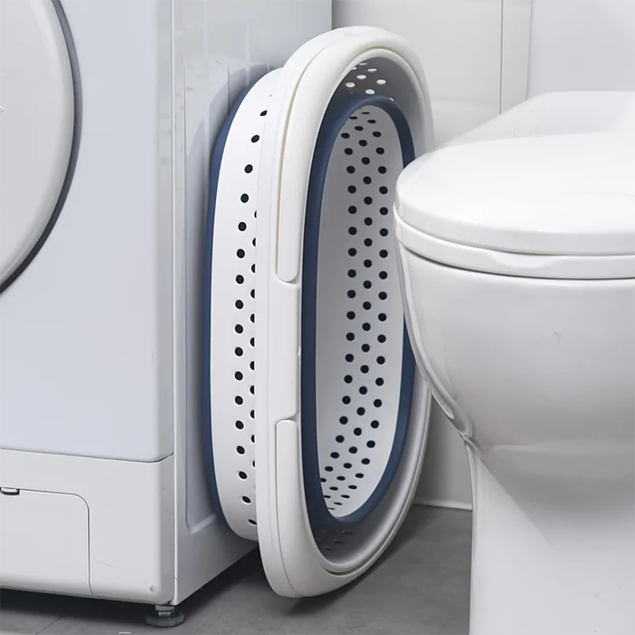 Cesto Porta Biancheria Salvaspazio Riponibile