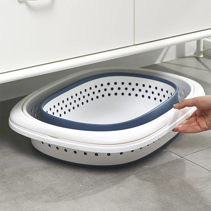 Cesto Porta Biancheria Salvaspazio Riponibile