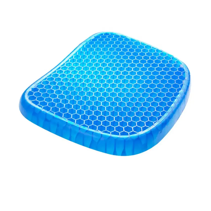 Cojín ortopédico de gel para asiento con estructura de panal