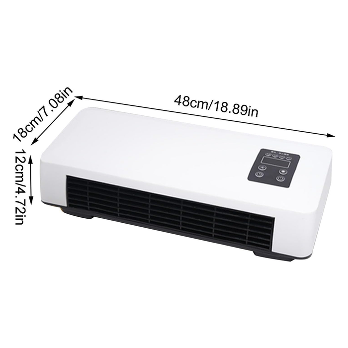 Convector doble de pared 1500W Calefacción y Refrigeración