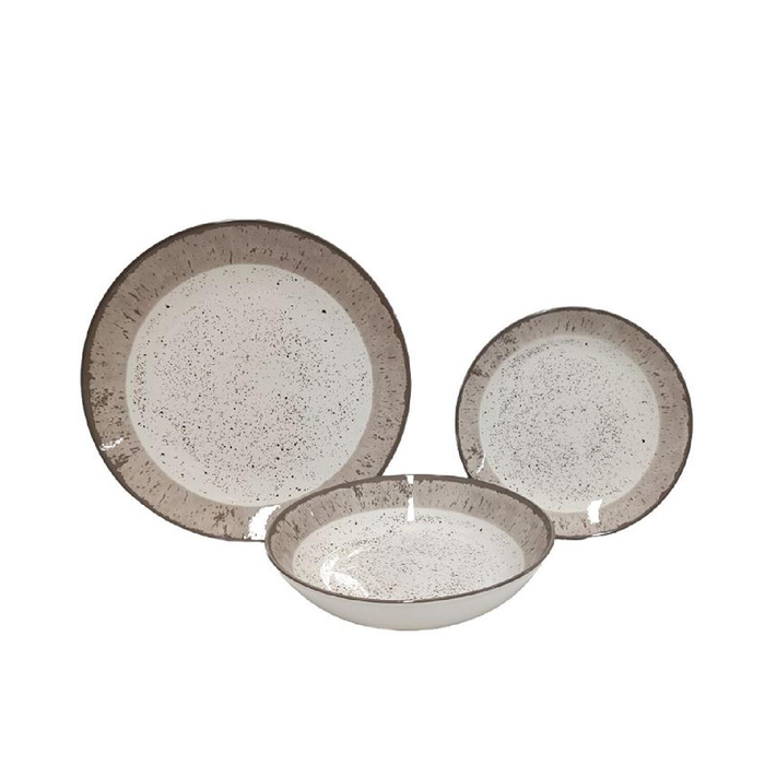 Elegante servicio de mesa de cerámica Demetra