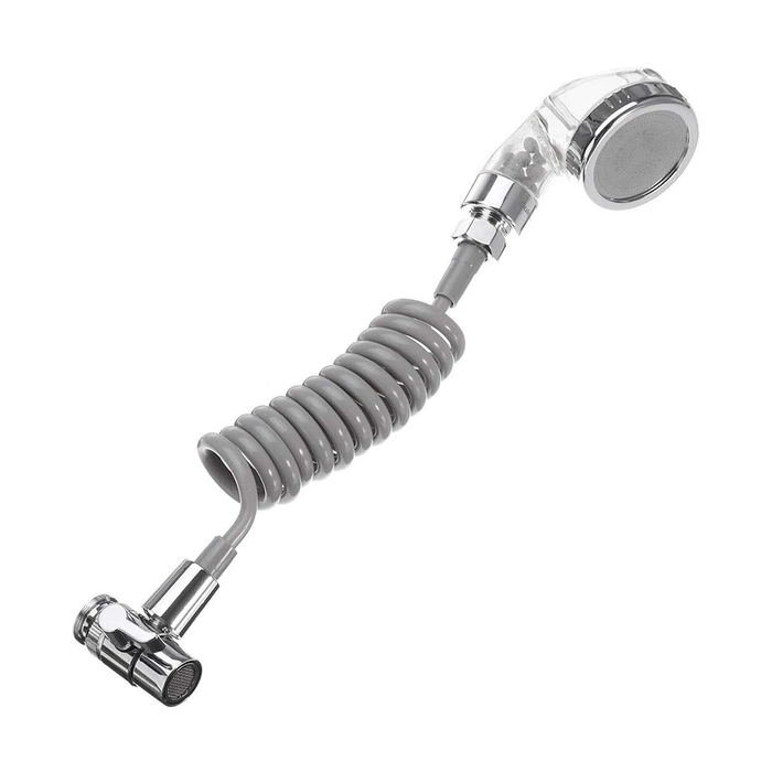 Cabezal de ducha de lavabo con tubo telescópico