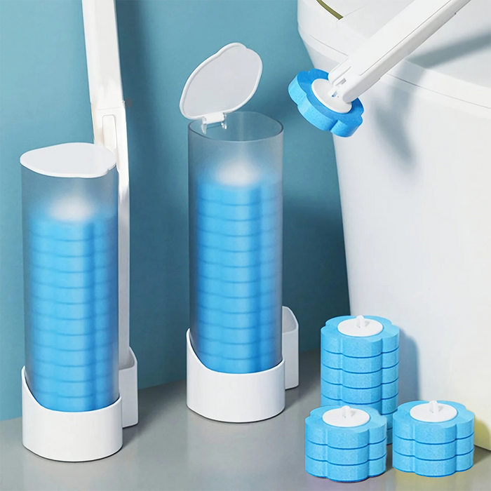 Cepillo de limpieza de inodoro desechable de lavado rápido