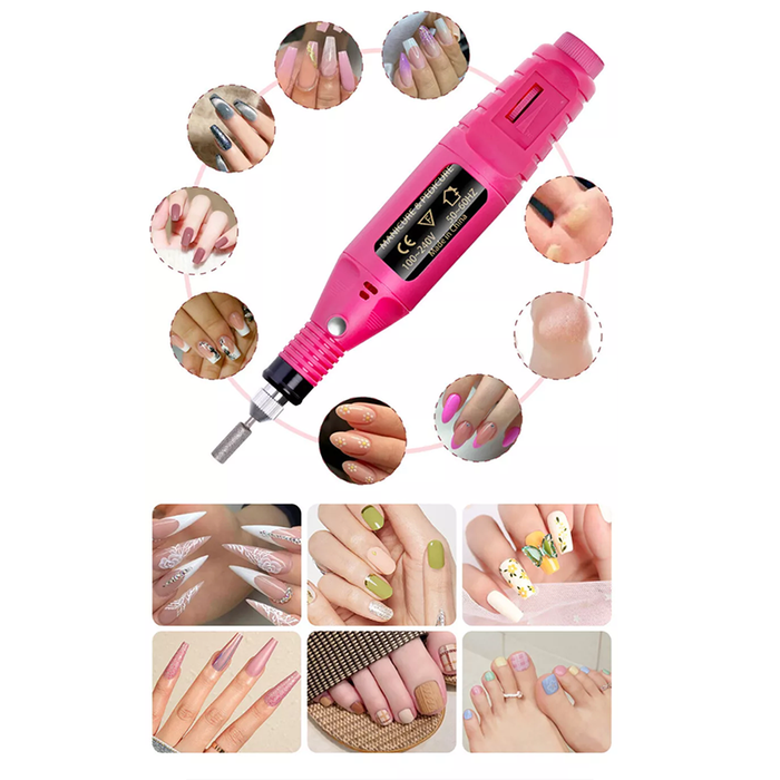 Fresa Elettrica Professionale per Unghie con Velocità Regolabile