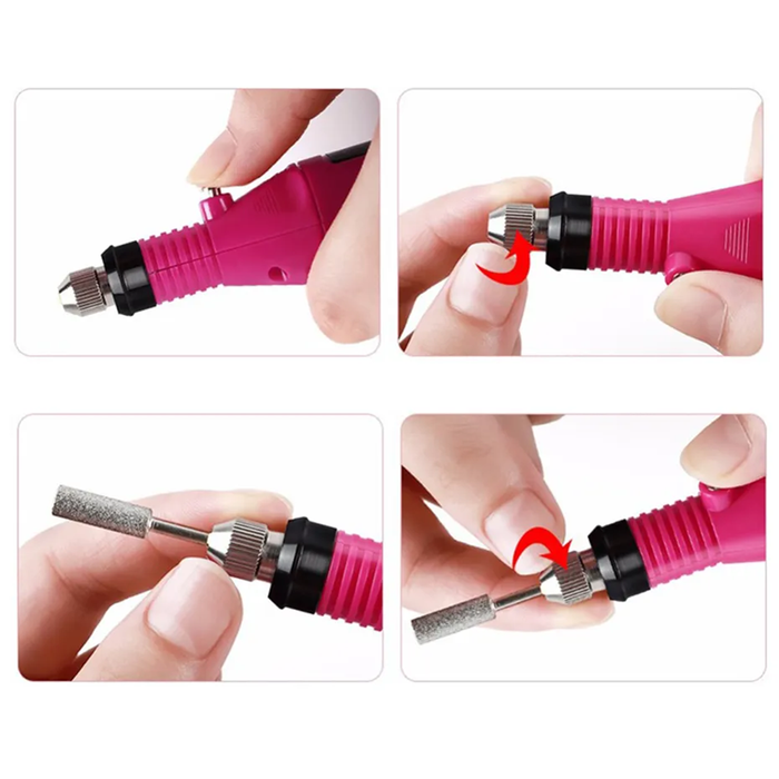 Fresa Elettrica Professionale per Unghie con Velocità Regolabile