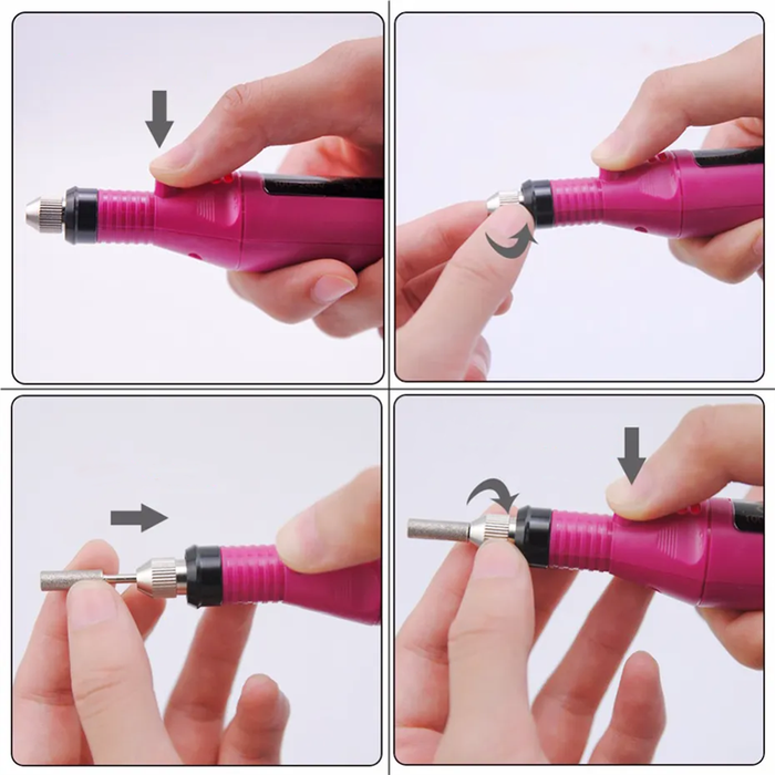 Fresa Elettrica Professionale per Unghie con Velocità Regolabile