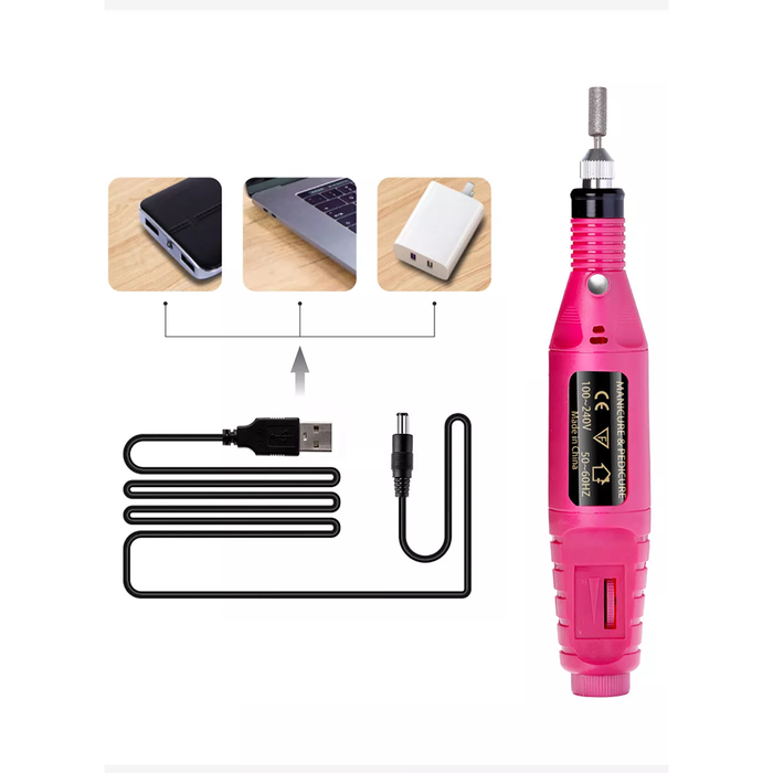 Fresa Elettrica Professionale per Unghie con Velocità Regolabile