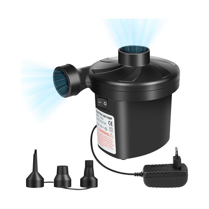 Inflador eléctrico portátil 2 en 1