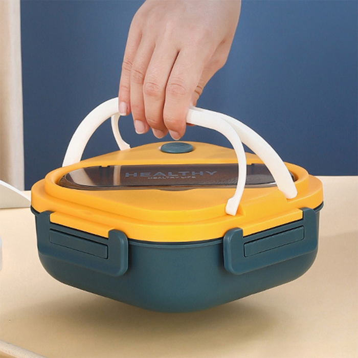 Contenitore Porta Pranzo Bento Multiscomparto con Posate