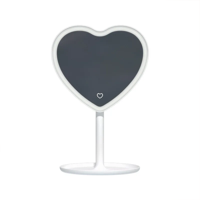 Specchio Trucco Cuore Con Luce LED Regolabile