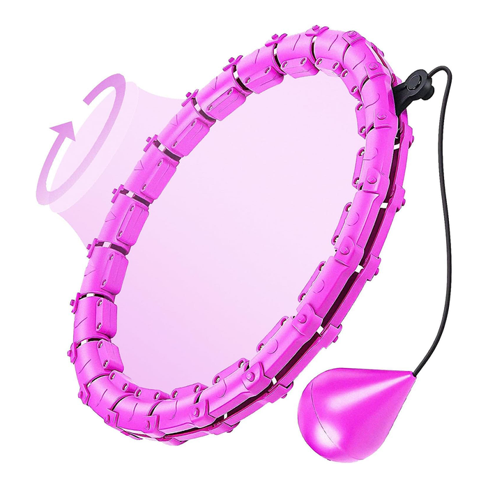 Hula Hoop Fitness Regolabile con Palla Ponderata