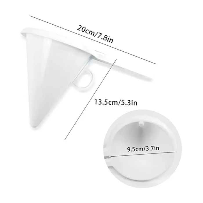 Embudo dosificador de dulces 2 en 1