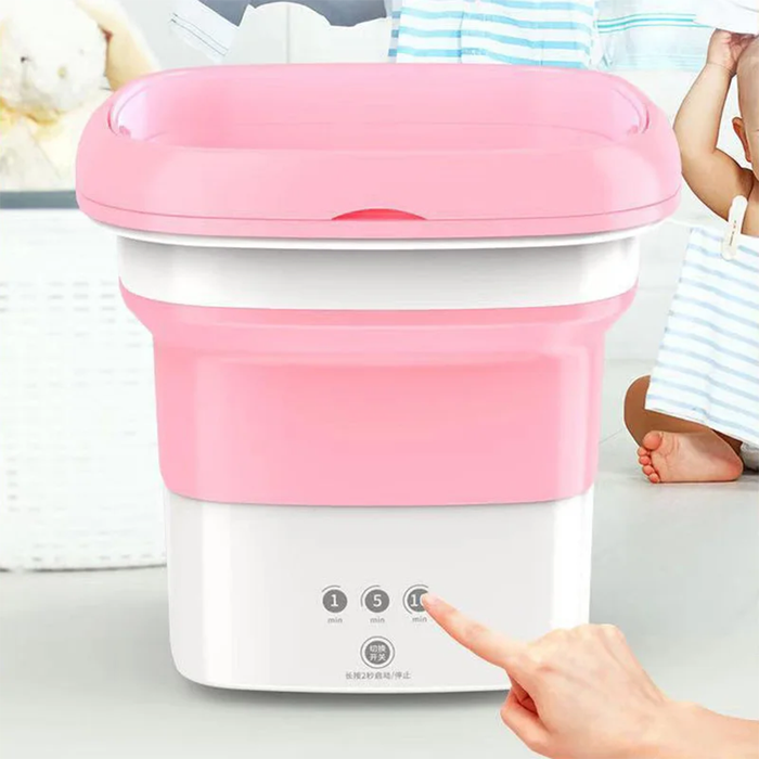 Lavatrice Pieghevole Portatile per Campeggio e Viaggi