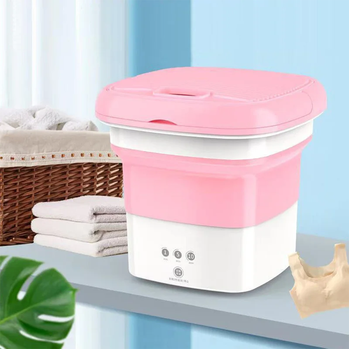 Lavatrice Pieghevole Portatile per Campeggio e Viaggi