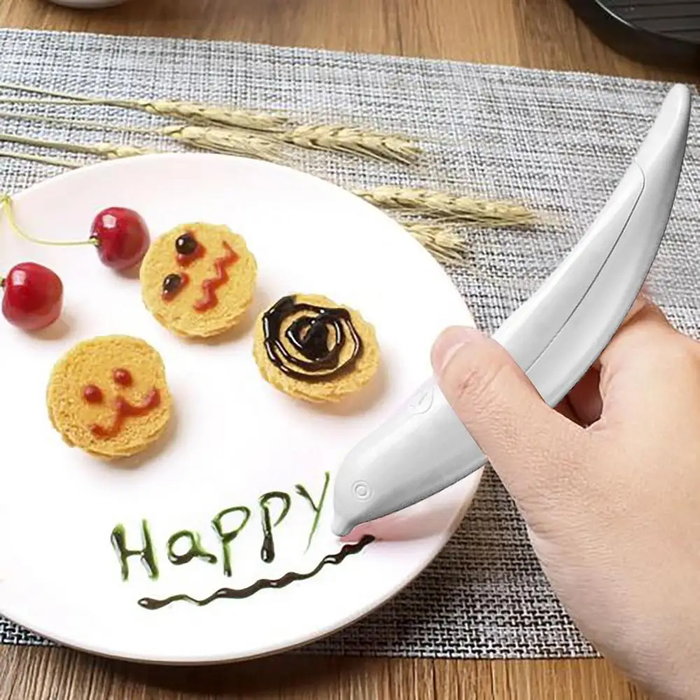 Bolígrafo decorativo para latte art, ideal para capuchinos y postres.