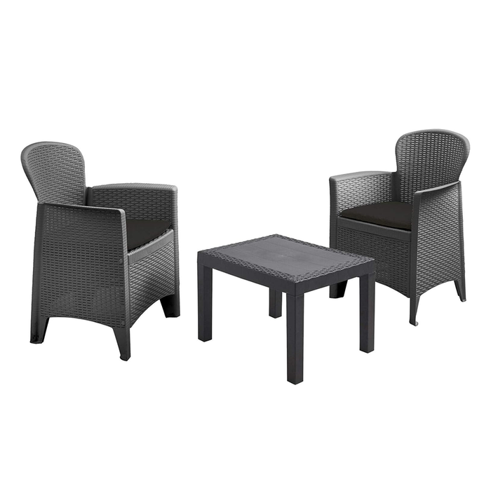 Conjunto de jardín de salón de 3 piezas