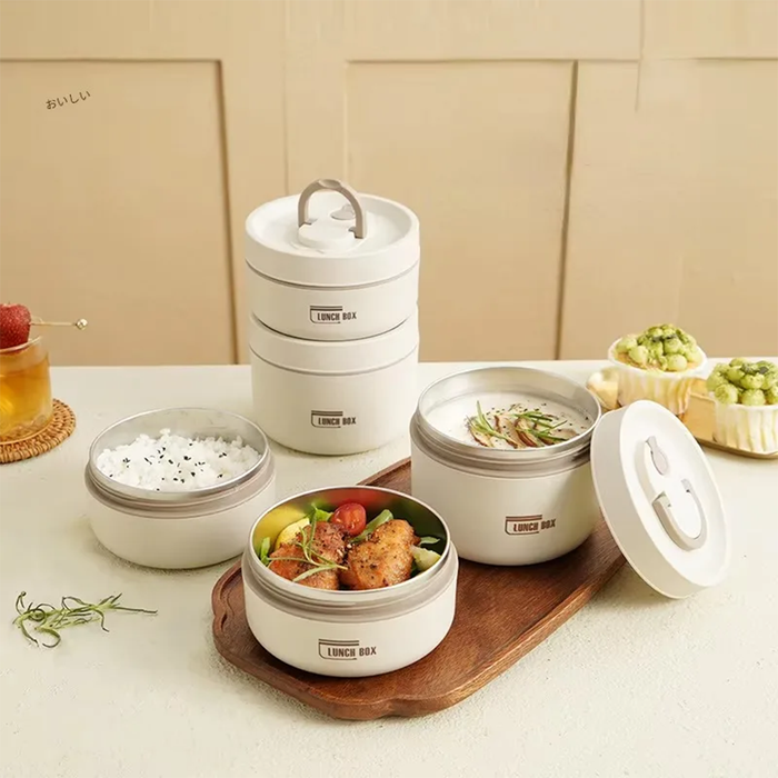 Lunch Box con Contenitori Termici e Borsa per il Trasporto