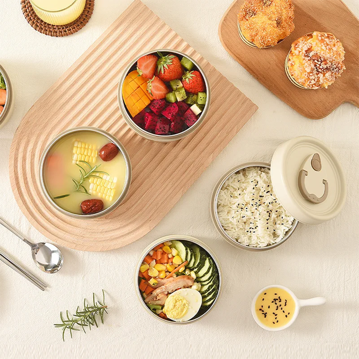 Lunch Box con Contenitori Termici e Borsa per il Trasporto