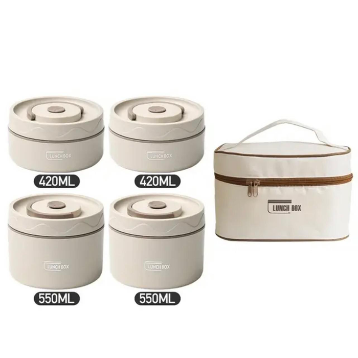 Lunch Box con Contenitori Termici e Borsa per il Trasporto