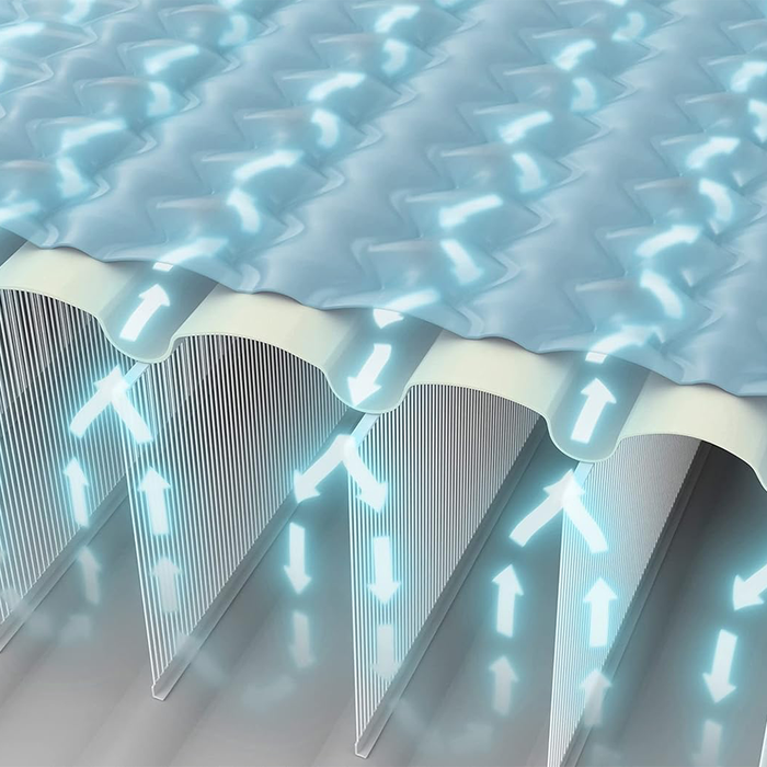 Materasso Gonfiabile Matrimoniale con Tecnologia Fiber-Tech e Pompa Elettrica Integrata