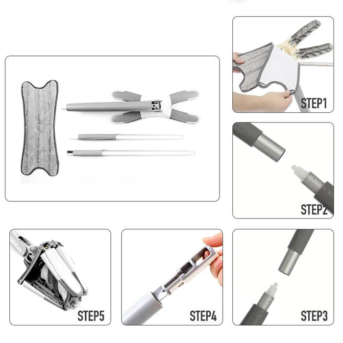 Fregona autoexprimible y giratoria 360