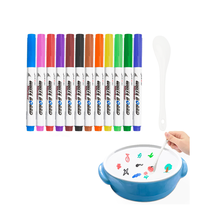 Juego de 12 pinceles mágicos para pintar con agua