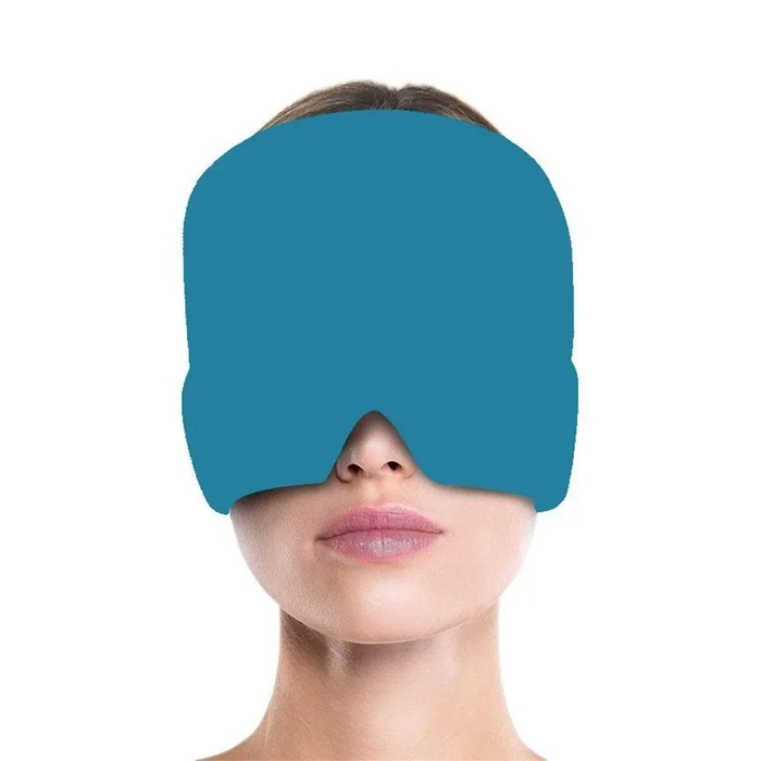 Mascarilla para migraña con terapia de compresión fría y caliente