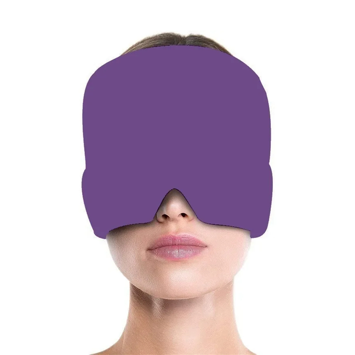 Mascarilla para migraña con terapia de compresión fría y caliente